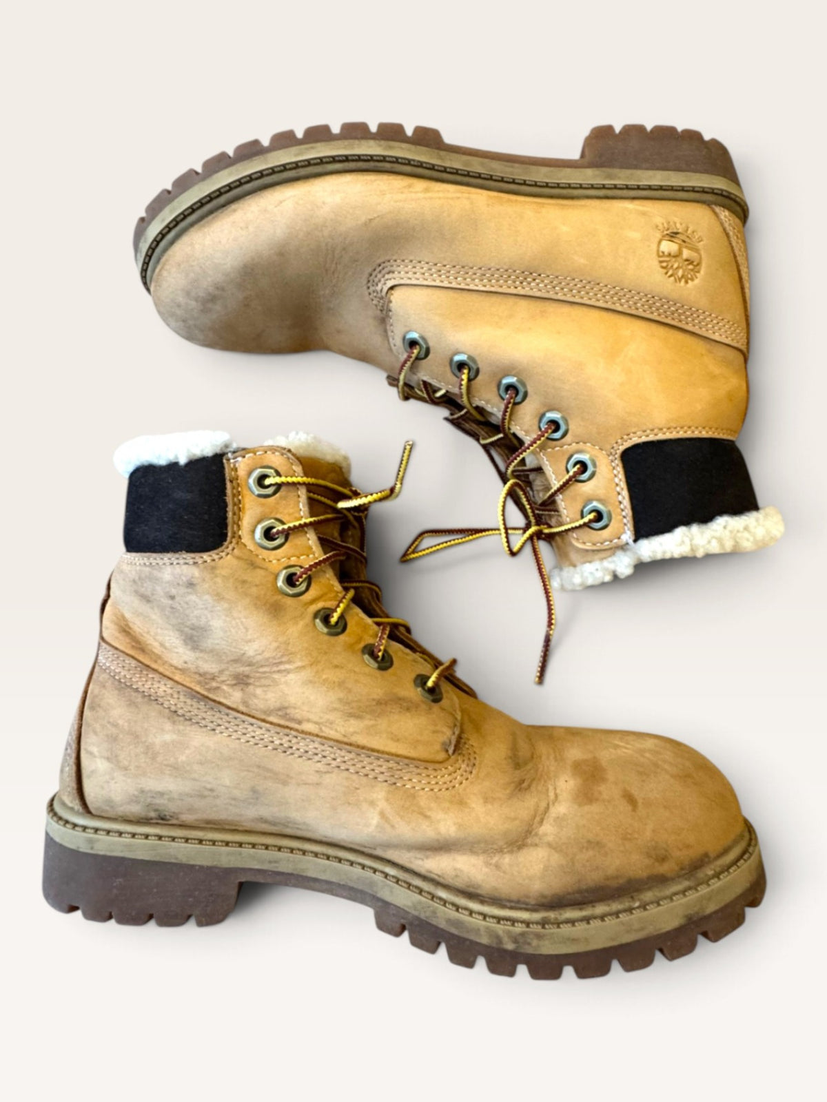 Leder Boots gefüttert in Camel Gr.38 | Timberland