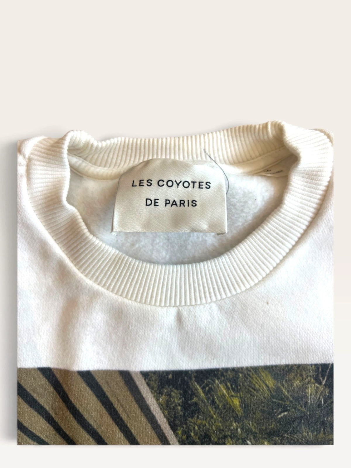 Sweatshirt Cremeweiß Gr.XS /164 | Les Coyotes de Paris