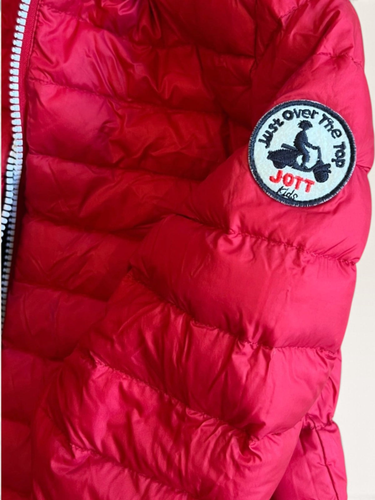 Steppjacke Wendejacke Rot Gr. 8-10 | JOTT Kids